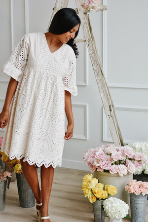 Roolee | Falling For You Eyelet Dress ...